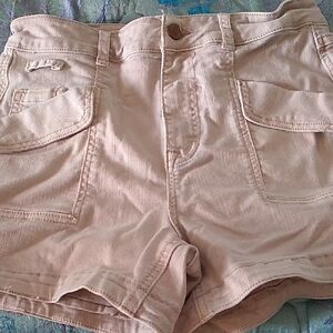 Anthropologie Tan Cargo Shorts 28
